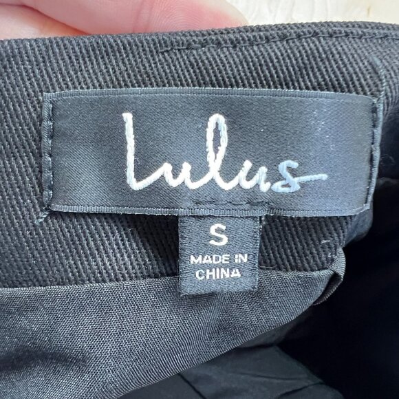 Lulus Dont Stop The Party Embroidered Mini Skirt Black Size Small - Picture 7 of 9